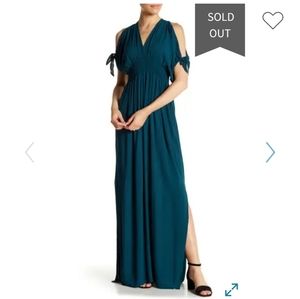 love stitch gauze kimono maxi dress